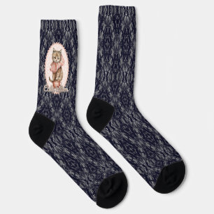 Socken mit einem kleinen Kätzchen