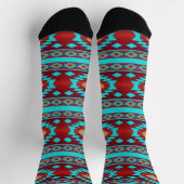 Socken mit ethnischer Geometrie im Südwesten (Oben)