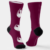Socken mit Fahne von Phoenix City (Gewinkelt)