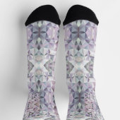 Socken mit geometrischem Muster und pastellfarbene (Oben)