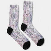 Socken mit geometrischem Muster und pastellfarbene (Rechts)