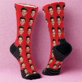 Socken mit individuellem Gesicht, personalisiertes
