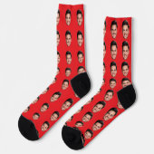 Socken mit individuellem Gesicht, personalisiertes (Linkes Detail)