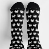Socken mit Inky Bones Press Oktopus-Logo (Oben)