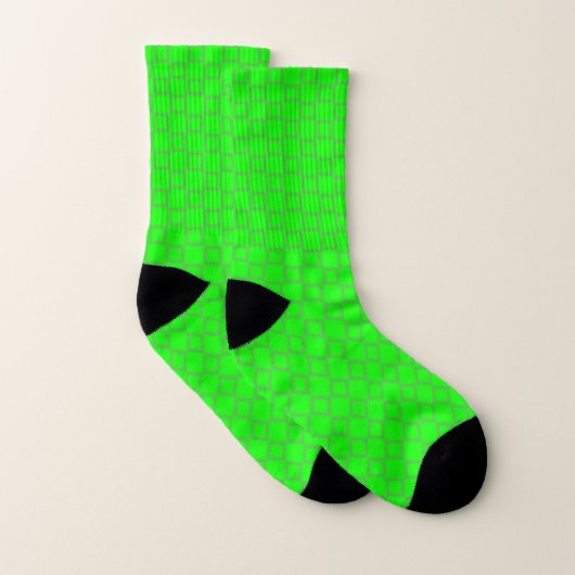 Socken mit klassisch-lebendigem Linoleum-Design (Paar)