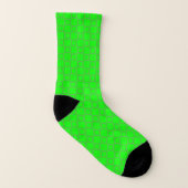 Socken mit klassisch-lebendigem Linoleum-Design (Links - Innen)