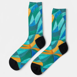 Socken mit Kritzeleien von Jill