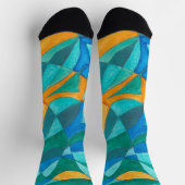 Socken mit Kritzeleien von Jill (Oben)