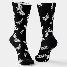 Socken mit Motordmuster