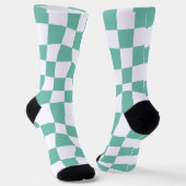 Socken mit Quadratmuster (Gewinkelt)