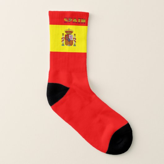 Socken mit spanischer Flagge (Rechts - Außen)