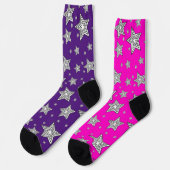 Socken mit Sternen (Linkes Detail)