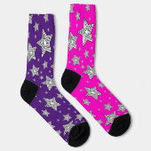 Socken mit Sternen (Rechts)