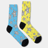 Socken mit Sternen (Rechts)