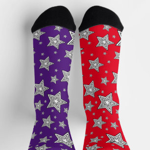 Socken mit Sternen