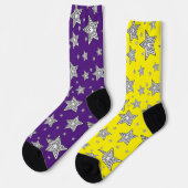 Socken mit Sternen (Linkes Detail)