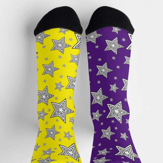 Socken mit Sternen (Oben)