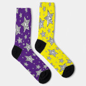 Socken mit Sternen (Rechts)