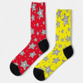 Socken mit Sternen (Linkes Detail)