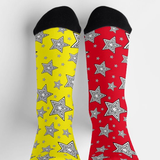 Socken mit Sternen (Oben)