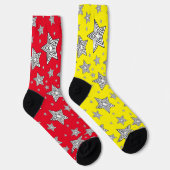 Socken mit Sternen (Rechts)