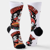 Socken mit Weihnachtsmotiv (Gewinkelt)