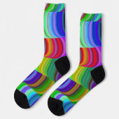 Socken mit welligem Muster (Linkes Detail)