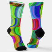 Socken mit welligem Muster (Gewinkelt)