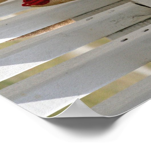 Socken-Monkey-1-Poster Poster (Ecke)