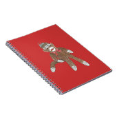 Socken-Monkey-Notebook Notizblock (Rechte Seite)
