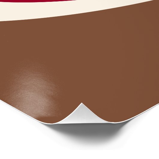 Socken Monkey Smile(Boy)Glossy Poster (Ecke)