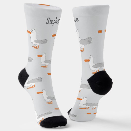 Socken Möwen Design (Gewinkelt)
