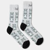 Socken Nashorn Design (Rechts)