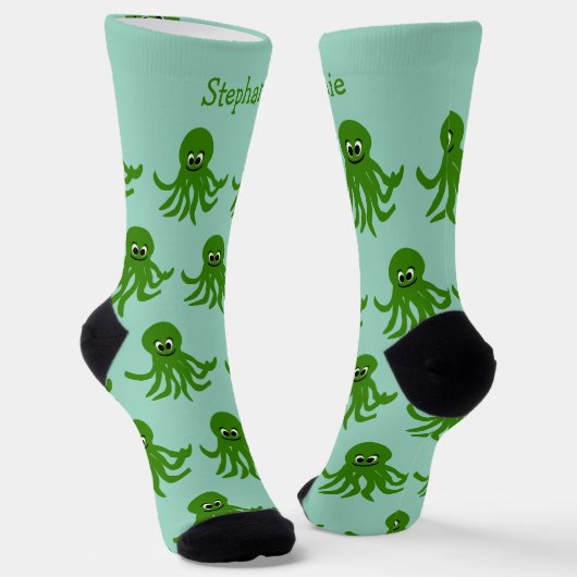 Socken Octopus Design (Gewinkelt)