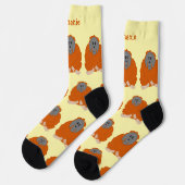 Socken Orangutan Design (Linkes Detail)