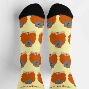 Socken Orangutan Design