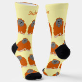 Socken Orangutan Design (Gewinkelt)