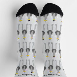 Socken Ostrich Design