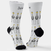Socken Ostrich Design (Gewinkelt)