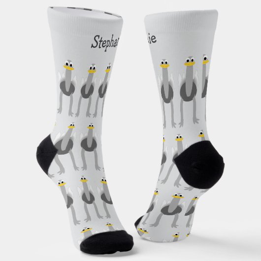 Socken Ostrich Design (Gewinkelt)