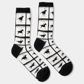 Socken - Pferd in Bewegung (Rechts)