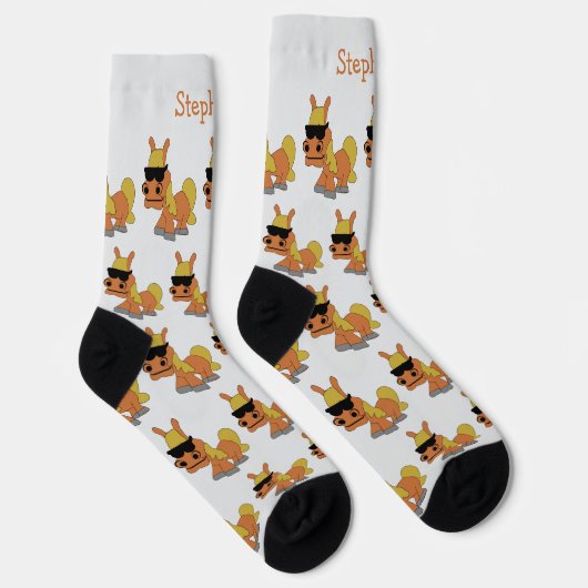 Socken Pferdedesign (Rechts)