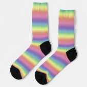Socken - Rainbow - Pastellfarben (Linkes Detail)