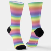 Socken - Rainbow - Pastellfarben (Gewinkelt)