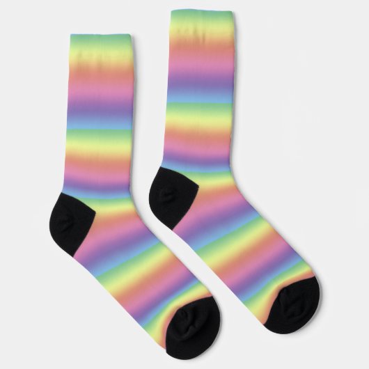 Socken - Rainbow - Pastellfarben (Rechts)