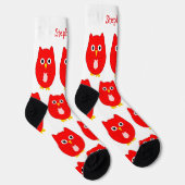 Socken Red Owl Design (Rechts)