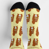 Socken Red Squirrel Design (Oben)