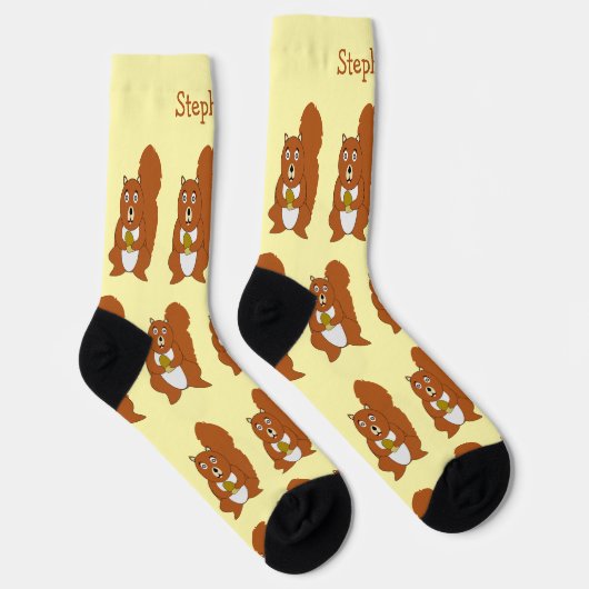 Socken Red Squirrel Design (Rechts)