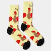Socken-Rooster-Design Socken (Rechts)