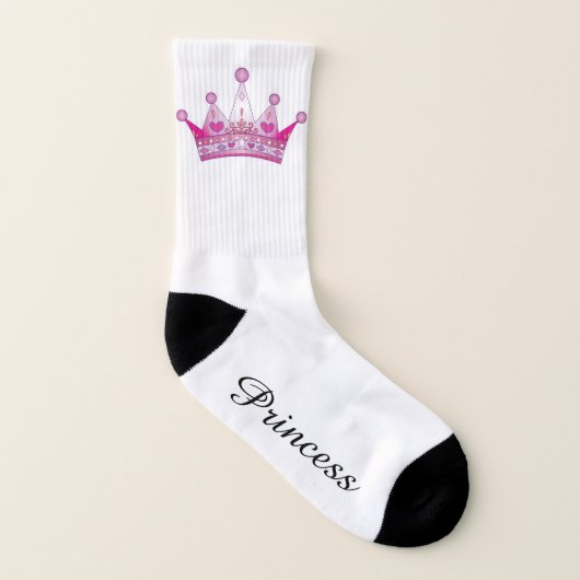 Socken - Rosa Krone (Links - Innen)